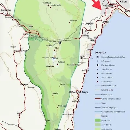 Διαμέρισμα Above Opatija, N'amor